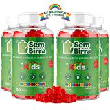 Combo com 4 potes de Sem Birra Kids — 120 balinhas supernutritivas